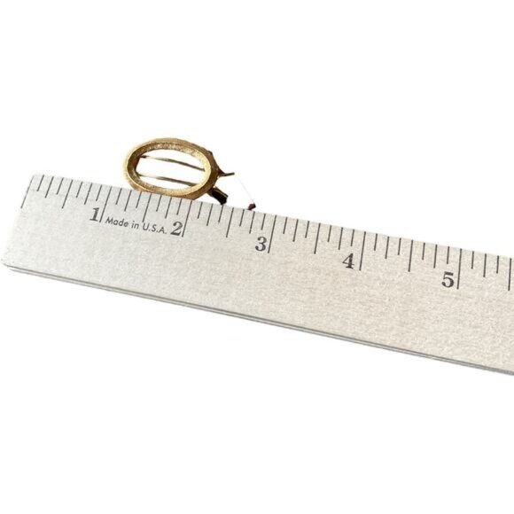 Vintage Gold Tone Hair Clip Barrette Hair jewelry - Picture 8 of 9